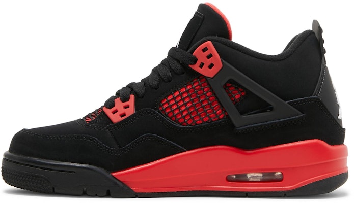 (Grade School) Air Jordan 4 Retro 'Red Thunder' 408452-016 Lookbook (Grade School) Air Jordan 4 Retro 'Red Thunder' 408452-016