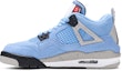 Lookbook (Kanak-Kanak) Air Jordan 4 Retro 'University Blue' 408452-400