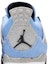 Sizing (Kanak-Kanak) Air Jordan 4 Retro 'University Blue' 408452-400