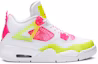 Buy (Akas Pembelajaran) Air Jordan 4 Retro 'Putih Lemon Merah Jambu' CV7808-100