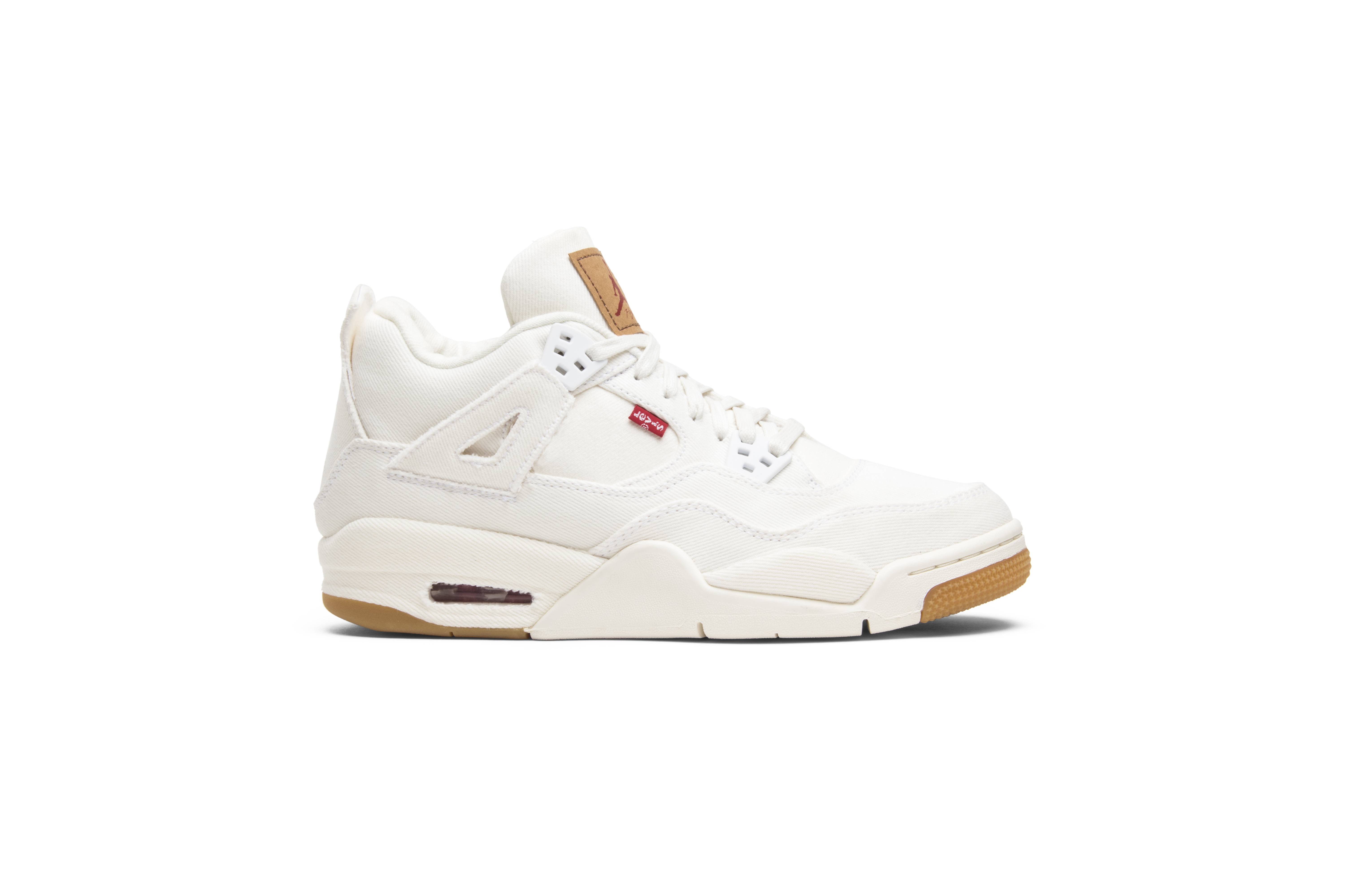 Levis air jordan 4 white cheap