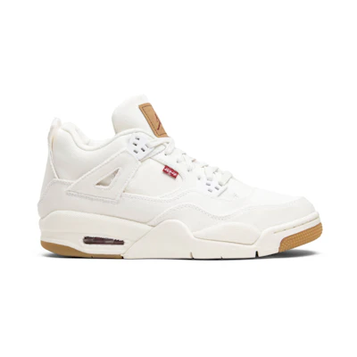 (GS) Jordan 4 Retro Levi's White (Levi's Tag)
