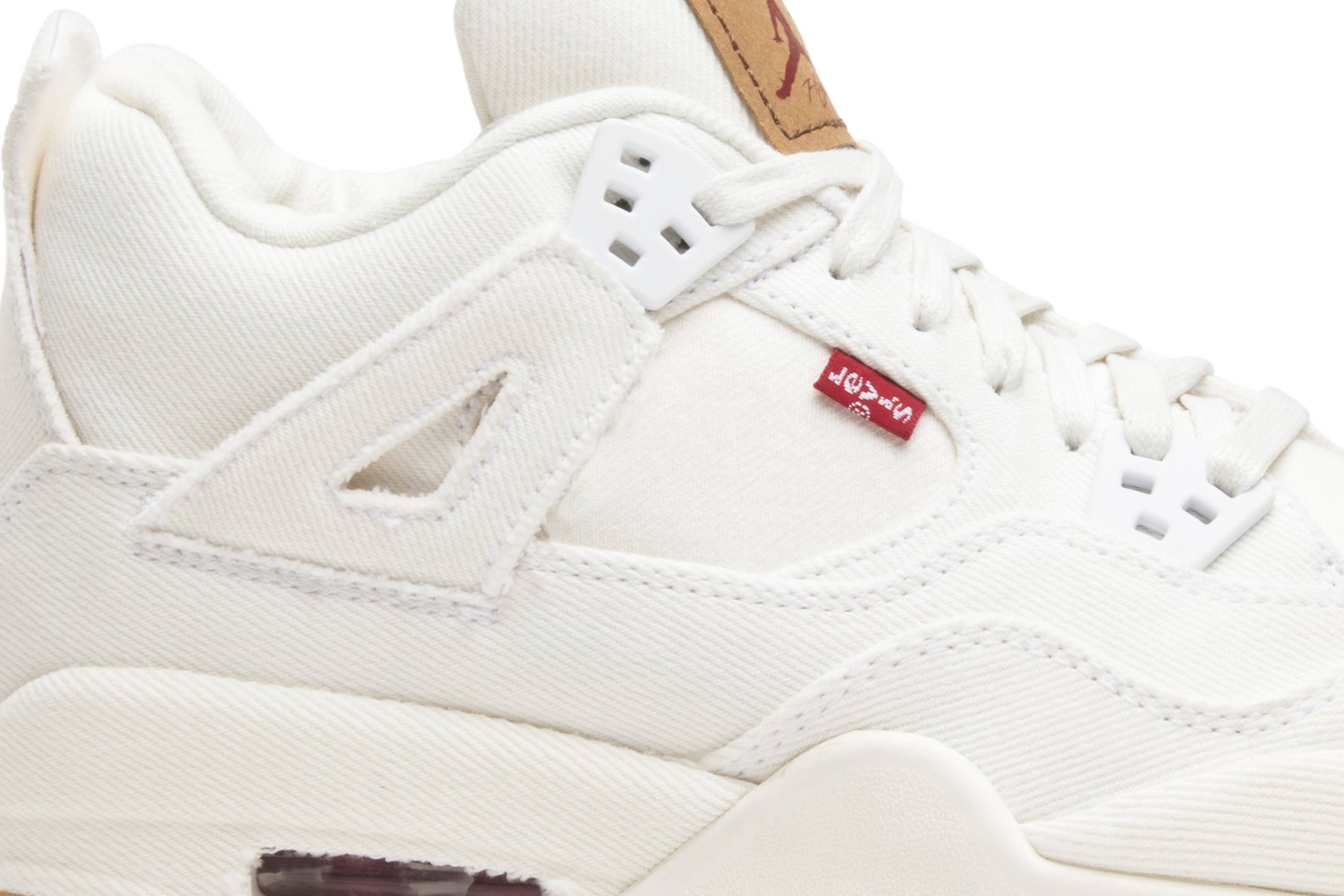 Order (초등학생) 에어 조던 4 레트로 리바이스 화이트 (리바이스 태그) AQ9103-100