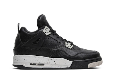 (Grade School) Air Jordan 4 Retro LS 2015 'Oreo' 408452-003