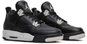 Cheap (Kanak-Kanak) Air Jordan 4 Retro LS 2015 'Oreo' 408452-003