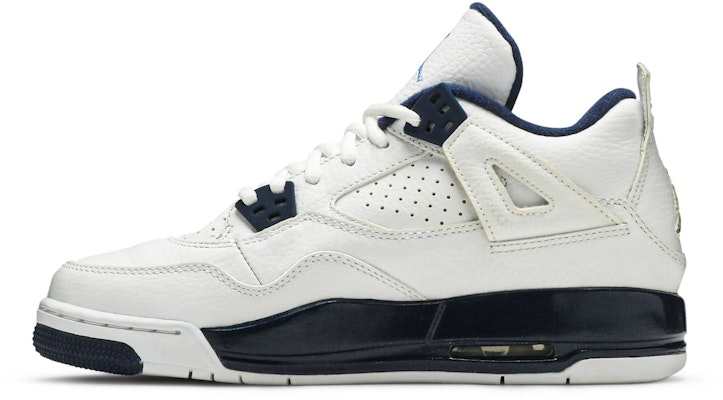 (Grade School) Air Jordan 4 Retro LS 'Columbia' 408452-107 Lookbook (Grade School) Air Jordan 4 Retro LS 'Columbia' 408452-107