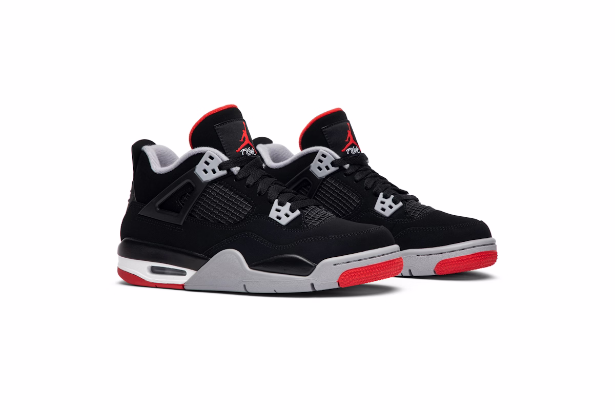 (Grade School) Air Jordan 4 Retro OG 'Bred' 2019 408452-060