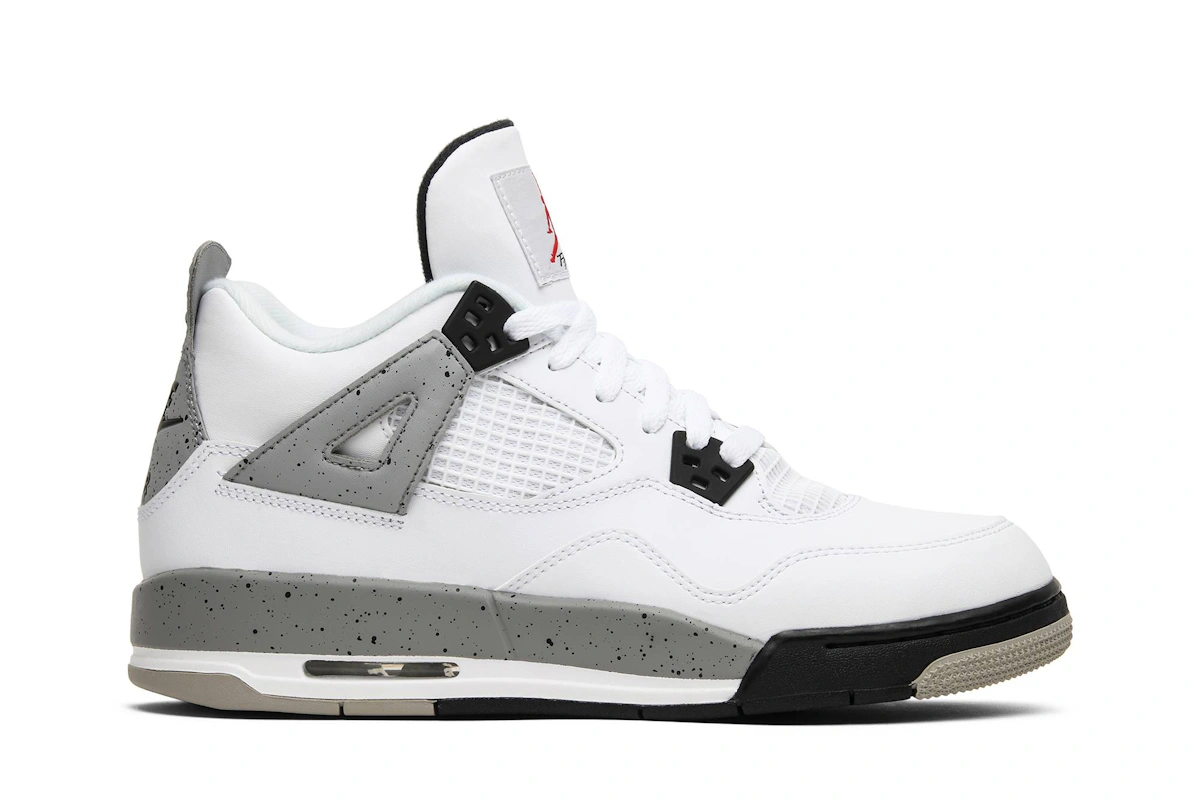 (Grade School) Air Jordan 4 Retro OG BG 2016 'White Cement' 836016-192