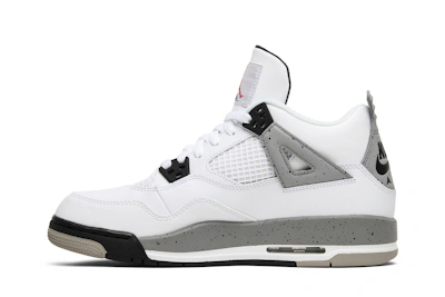 (Grade School) Air Jordan 4 Retro OG BG 2016 'White Cement' 836016-192