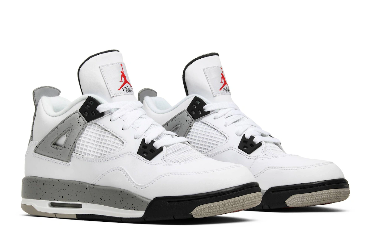 (Grade School) Air Jordan 4 Retro OG BG 2016 'White Cement' 836016-192