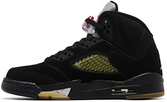 (大童) Air Jordan 5 復刻版 2011 '黑色金屬銀' 440888-010 Lookbook (大童) Air Jordan 5 復刻版 2011 '黑色金屬銀' 440888-010