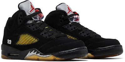 (大童) Air Jordan 5 復刻版 2011 '黑色金屬銀' 440888-010 Cheap (大童) Air Jordan 5 復刻版 2011 '黑色金屬銀' 440888-010