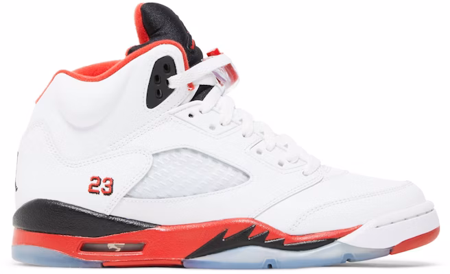 (Grade School) Air Jordan 5 Retro 2013 'Fire Red Black Tongue' 440888-120 Buy (Grade School) Air Jordan 5 Retro 2013 'Fire Red Black Tongue' 440888-120