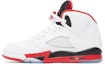 Lookbook (Kanak-kanak) Air Jordan 5 Retro 2013 'Fire Red Black Tongue' 440888-120