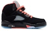 Order (초등학생) 에어 조던 5 레트로 '블랙 알라밍' 440892-001