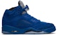 (Akas Mak) Air Jordan 5 Retro 'Biru Suede' 440888-401