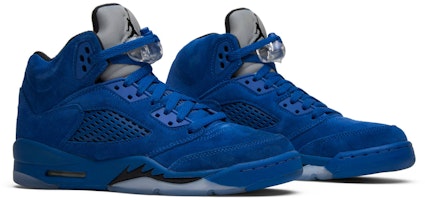 (小學)Air Jordan 5 復刻版「藍色麂皮」 440888-401 Cheap (小學)Air Jordan 5 復刻版「藍色麂皮」 440888-401