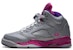 (Kanak-Kanak) Air Jordan 5 Retro 'Cement Grey Pink' Kelabu Simen Merah Jambu 440892-009
