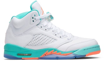 (Grade School) Air Jordan 5 Retro 'Light Aqua' 440892-100 (Grade School) Air Jordan 5 Retro 'Light Aqua' 440892-100