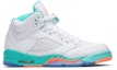 Buy (Kanak-kanak) Air Jordan 5 Retro 'Light Aqua' 440892-100