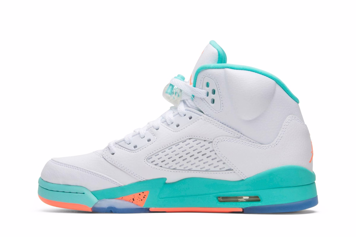 (Grade School) Air Jordan 5 Retro 'Light Aqua' 440892-100