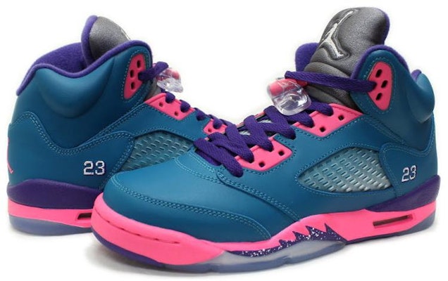 (Grade School) Air Jordan 5 Retro 'Teal' 440892-307 Lookbook (Grade School) Air Jordan 5 Retro 'Teal' 440892-307