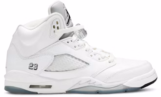 (Grade School) Air Jordan 5 Retro BG 'Metallic White' 440888-130 (Grade School) Air Jordan 5 Retro BG 'Metallic White' 440888-130