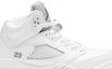 Order (Kanak-Kanak) Air Jordan 5 Retro BG 'Metallic Putih' 440888-130