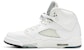 (Kanak-Kanak) Air Jordan 5 Retro BG 'Metallic Putih' 440888-130