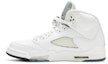 Lookbook (Kanak-Kanak) Air Jordan 5 Retro BG 'Metallic Putih' 440888-130