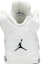 Sizing (Kanak-Kanak) Air Jordan 5 Retro BG 'Metallic Putih' 440888-130