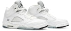 Cheap (Kanak-Kanak) Air Jordan 5 Retro BG 'Metallic Putih' 440888-130