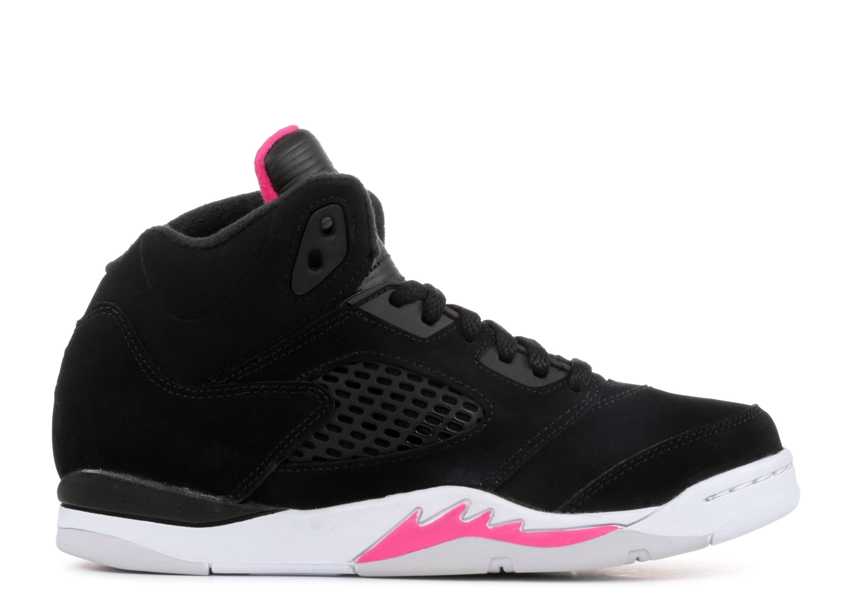 (Grade School) Air Jordan 5 Retro GP 'Black Deadly Pink' 440893-029