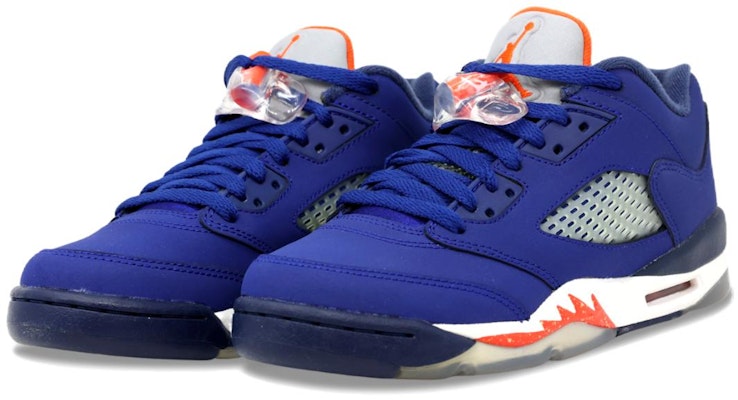 (Akar Sekolah) Air Jordan 5 Retro Low 'Knicks' 314338-417 Lookbook (Akar Sekolah) Air Jordan 5 Retro Low 'Knicks' 314338-417