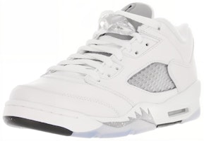(Sekolah Dasar) Air Jordan 5 Retro Low 'Putih Abu Serigala' 819172-122 Lookbook (Sekolah Dasar) Air Jordan 5 Retro Low 'Putih Abu Serigala' 819172-122