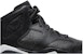 (Kanak-Kanak) Air Jordan 6 Retro 'Black Cat' Hitam. 384665-020