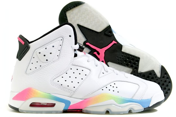 (Grade School) Air Jordan 6 Retro 'Pink Flash' 384665-103 Shop (Grade School) Air Jordan 6 Retro 'Pink Flash' 384665-103