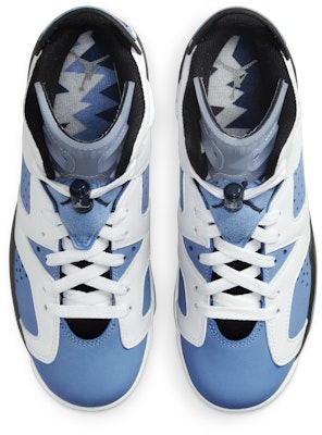 (Grade School) Air Jordan 6 Retro 'UNC Home' 384665-410 Lookbook (Grade School) Air Jordan 6 Retro 'UNC Home' 384665-410
