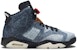 (Kanak-Kanak) Air Jordan 6 Retro 'Denim Basuh' CV5489-401