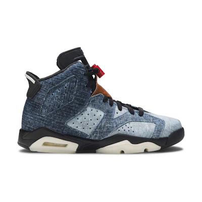 (GS) Jordan 6 Retro 'Washed Denim'