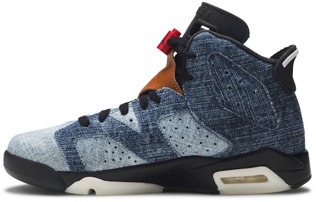 (Grade School) Air Jordan 6 Retro 'Washed Denim' CV5489-401 Lookbook (Grade School) Air Jordan 6 Retro 'Washed Denim' CV5489-401