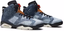 Cheap (Kanak-Kanak) Air Jordan 6 Retro 'Denim Basuh' CV5489-401