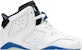 (Akademik Rendah) Air Jordan 6 Retro BG 'Sport Blue' 384665-107