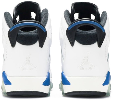 (Akademik Rendah) Air Jordan 6 Retro BG 'Sport Blue' 384665-107 Details for (Akademik Rendah) Air Jordan 6 Retro BG 'Sport Blue' 384665-107
