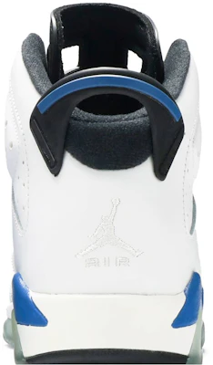 (Akademik Rendah) Air Jordan 6 Retro BG 'Sport Blue' 384665-107 Sizing (Akademik Rendah) Air Jordan 6 Retro BG 'Sport Blue' 384665-107