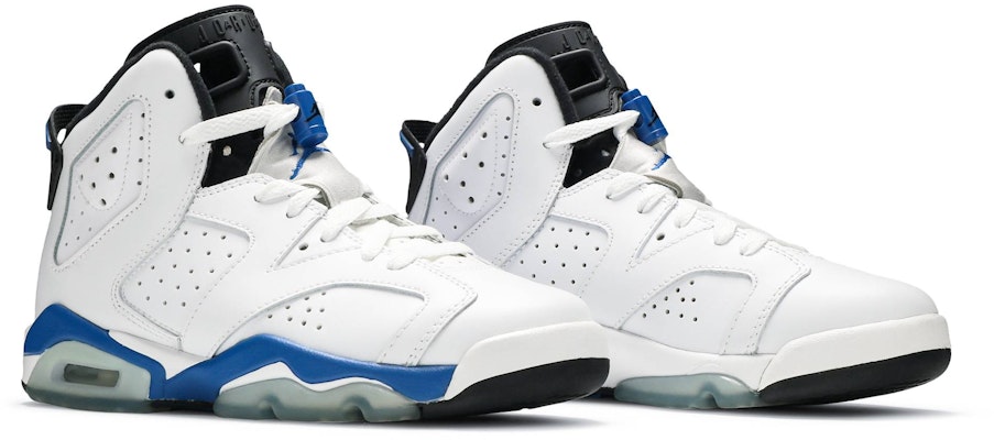 (Akademik Rendah) Air Jordan 6 Retro BG 'Sport Blue' 384665-107 Cheap (Akademik Rendah) Air Jordan 6 Retro BG 'Sport Blue' 384665-107