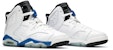 (Akademik Rendah) Air Jordan 6 Retro BG 'Sport Blue' 384665-107