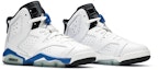 Cheap (Akademik Rendah) Air Jordan 6 Retro BG 'Sport Blue' 384665-107