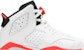 (Akar Sekolah) Air Jordan 6 Retro BG 'Putih Infrared' 2014 384665-123