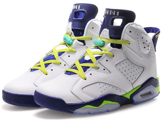 (小童款) Air Jordan 6 复刻 GG '活力绿' 543390-108 Lookbook (小童款) Air Jordan 6 复刻 GG '活力绿' 543390-108